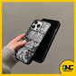 Softcase Luxury Totem Flower Sealed Black Silicone Soft Case for iPhone 14 13 12 11 Pro Max XS MAX X XR 7 8 Plus Mini