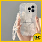 Softcase Lovely Bow White Silicone Phone Case for iphone 14 13 12 11 Pro Max