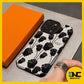 Silicone Soft Black Antique Rose Shockproof Case for iPhone 12 13 14 11 Pro Max