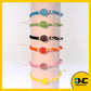 Original design glass bead bracelet for women fresh hand-woven adjustable double Spiral Bracelet