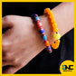 Original Design Natural Yellow Agate Bracelet Gemstone Men's Ethnic Style Women's Hand Jewelry Beads 8mm Handmade Bracelet