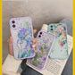 Softcase Vintage Leaf Flower Soft Case Anti-Hard Impact for iPhone 12 14 11 13 Pro Max Casing for iPhone X XR XS 8 7 Plus SE 2020