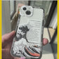 Softcase Kanagawa Case For iPhone 14 Pro Max 13 Mini 12 11 8 Plus Xr Cover Art