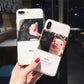 Softcase Transparent cover with photo of a couple of cute fluffy pigs or Iphone X XR XS 11 12 13 14 Pro Max 14 Plus 7 8 Plus SE 2020
