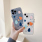 Softcase Creative Geometric Arts Printed Transparent iPhone Case for Iphone X XR XS 11 12 13 14 Pro Max 14 Plus 7 8 Plus SE 2020