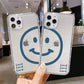 Softcase Smile Couple Creative Transparent iPhone Case X XR XS 11 12 13 14 Pro Max 14 Plus 7 8 Plus SE 2020