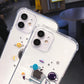 Softcase Transparent protective case with creative astronaut design